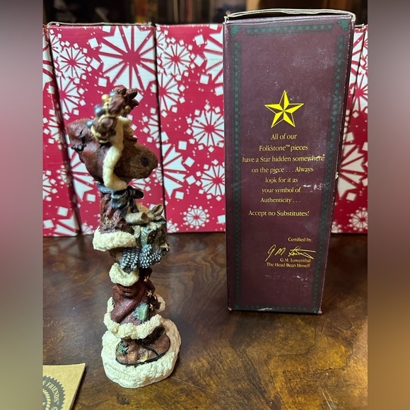 Boyds Bears the Folkstone Collection "Ernest Hemmingmoose The Hunter”    - Picture 2 of 8